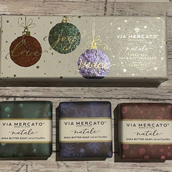 Enriched Shea Butter Moisture Soaps 3 pcs Made in Italy - Picture 7 of 8